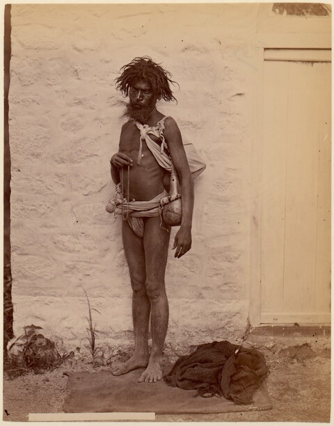 Vintage Portrait of an Indian Sadhu