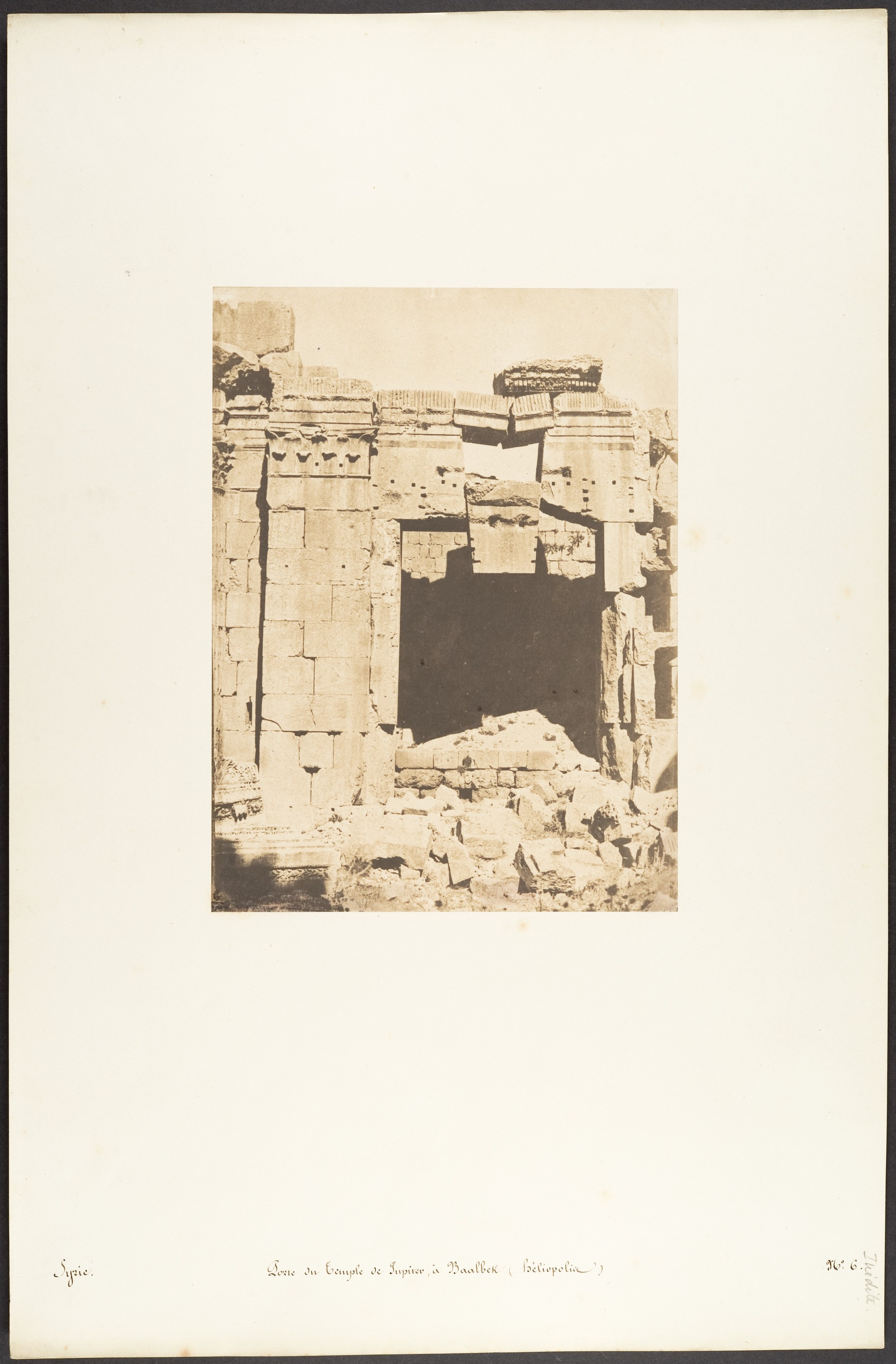 Baalbek Jupiter Temple Gate Ruins