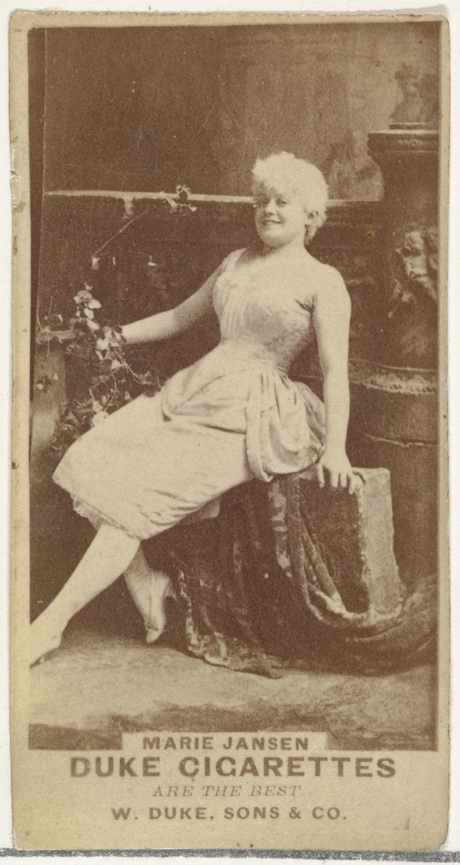 Duke Cigarettes Marie Jansen Trade Card