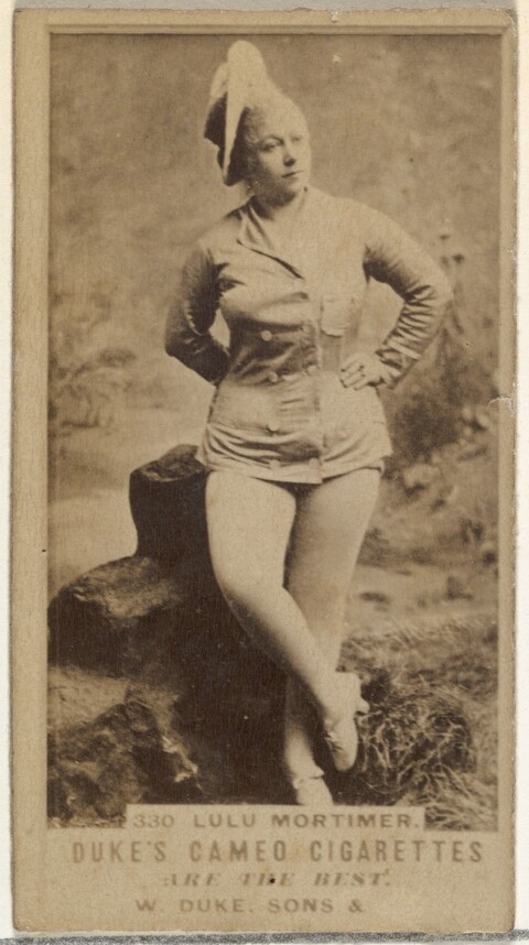 Lulu Mortimer Vintage Cigarette Card