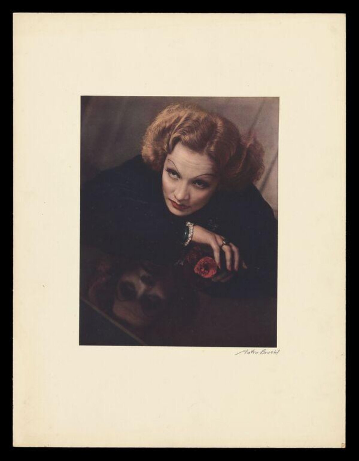 Vintage Portrait of Marlene Dietrich