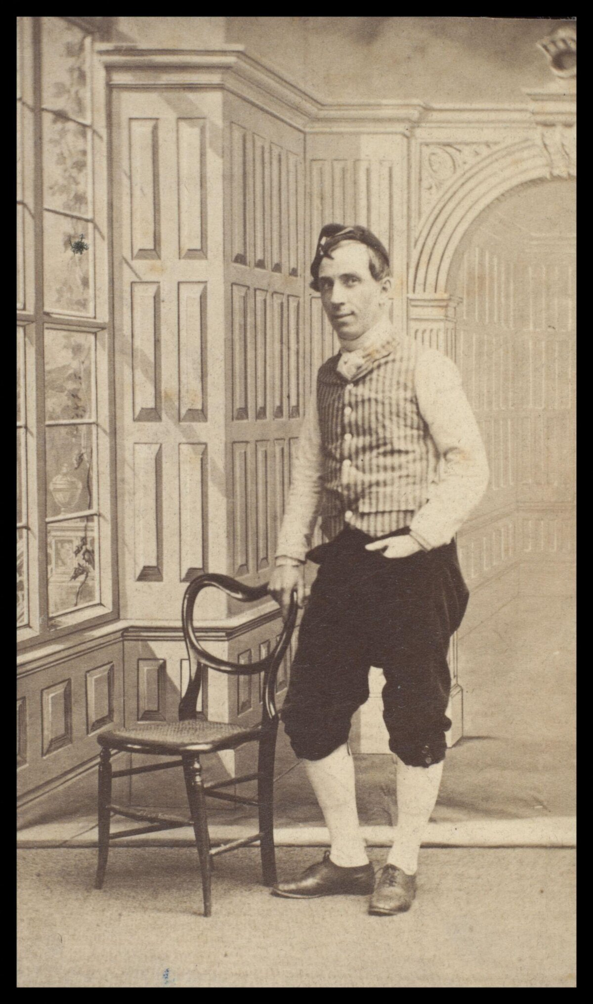 Vintage Studio Portrait of Standing Man