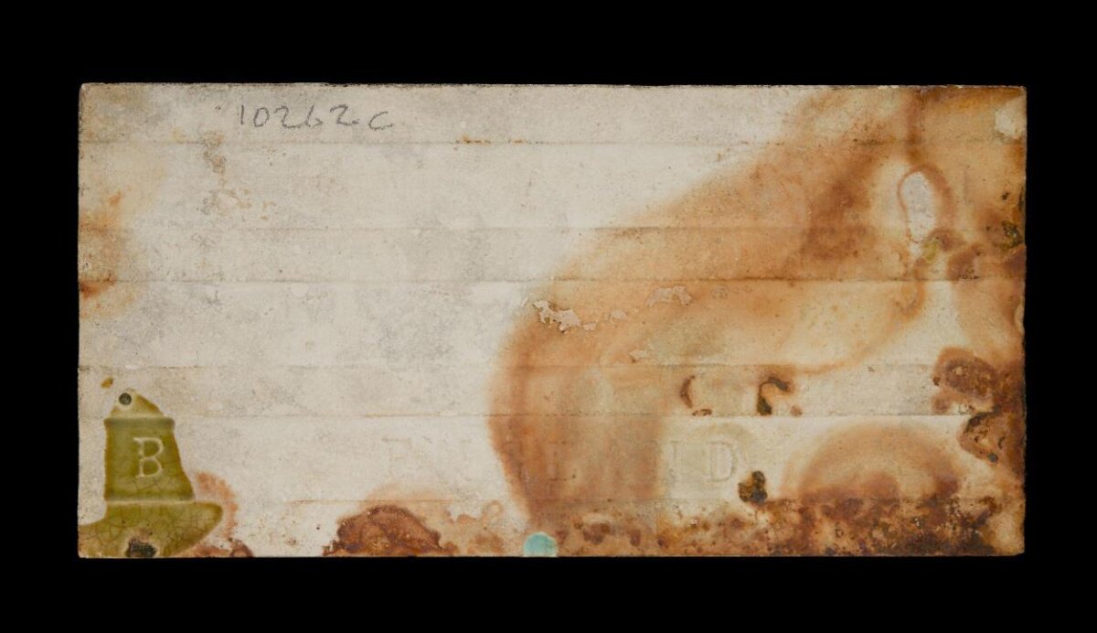 Back of Stained Old Archival Paper