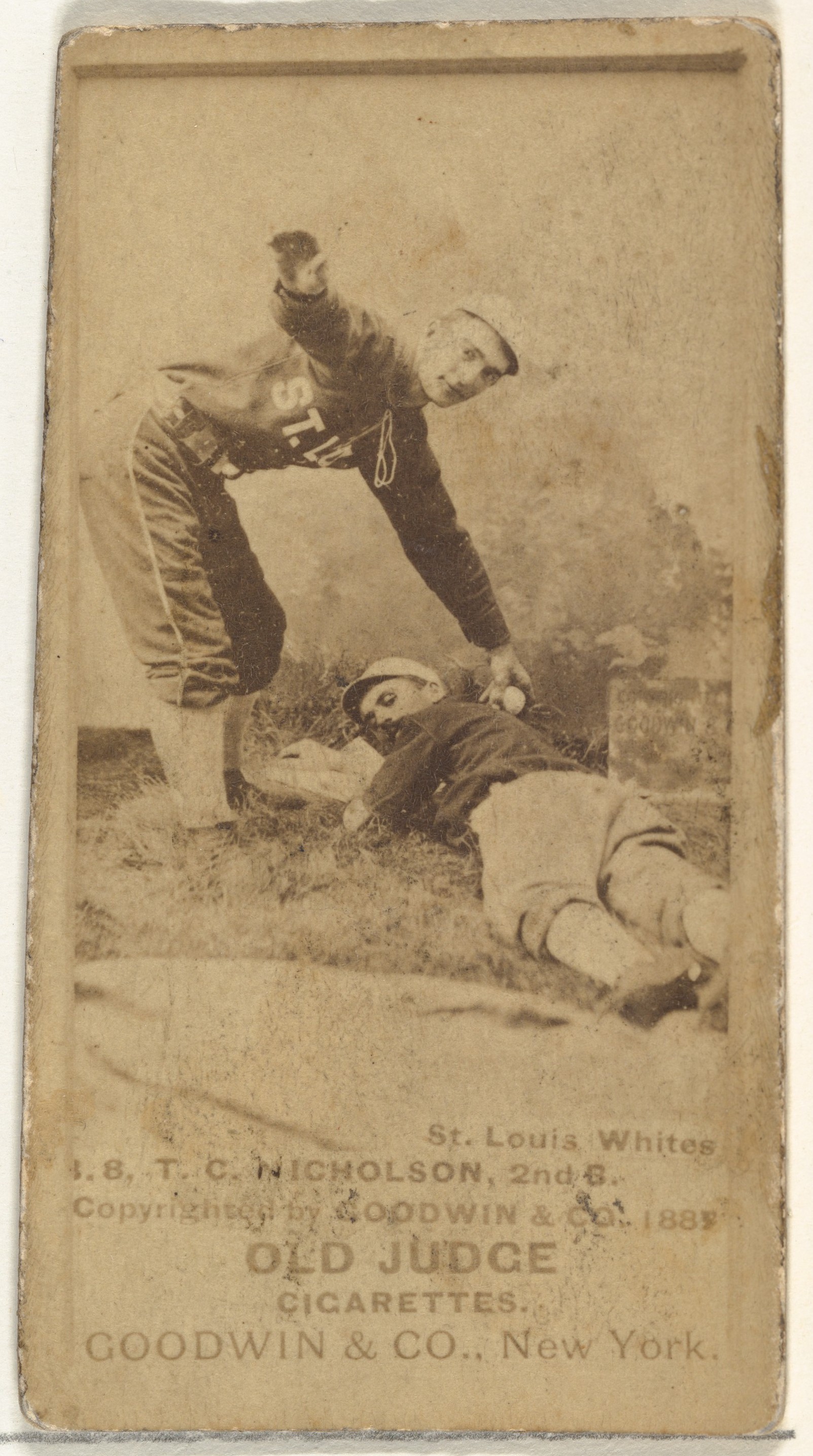 1887 Old Judge St. Louis Baseball Card