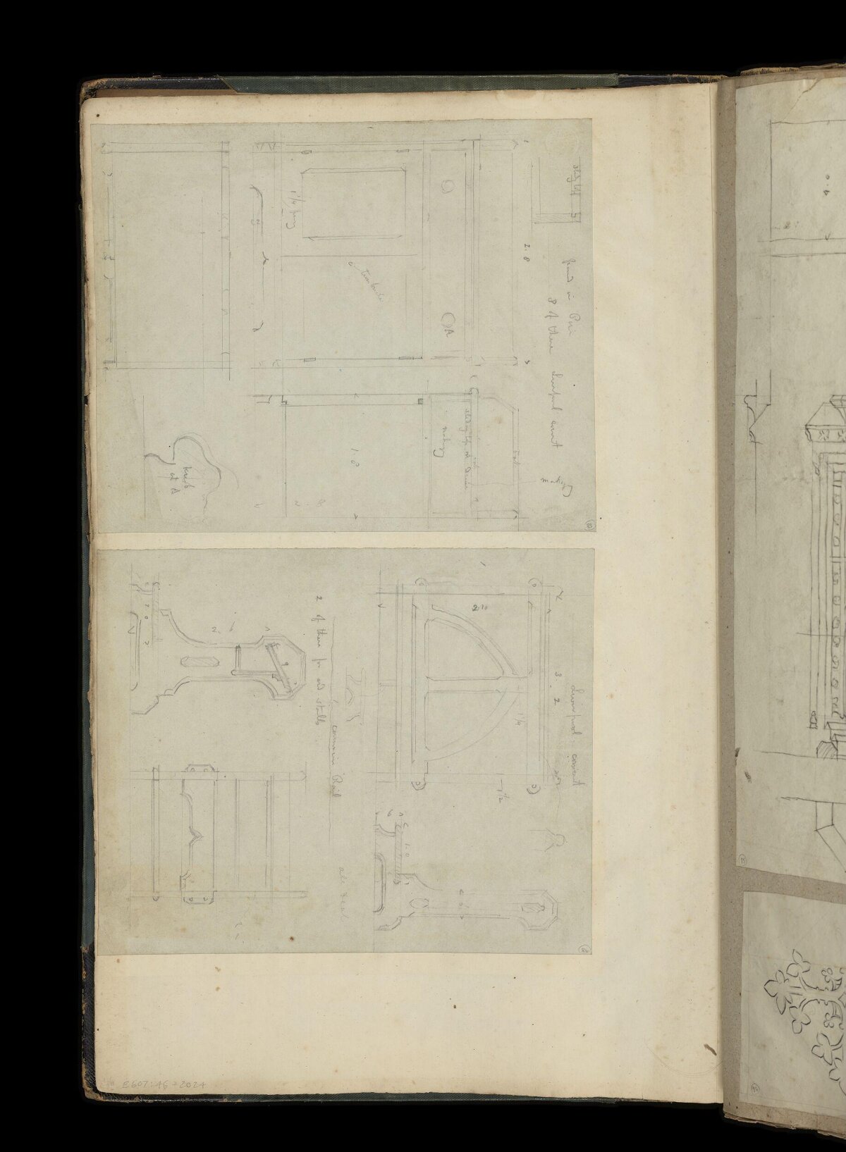 Vintage Architectural Hand Sketches