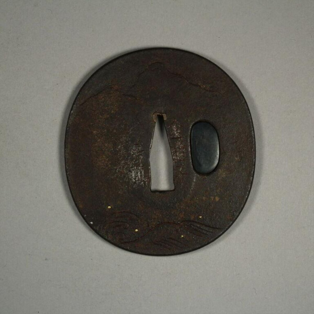 Iron Japanese Sword Tsuba