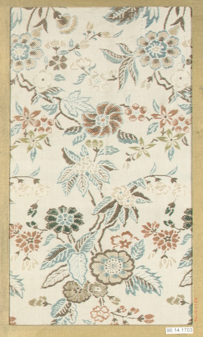 Vintage Floral Pattern Textile