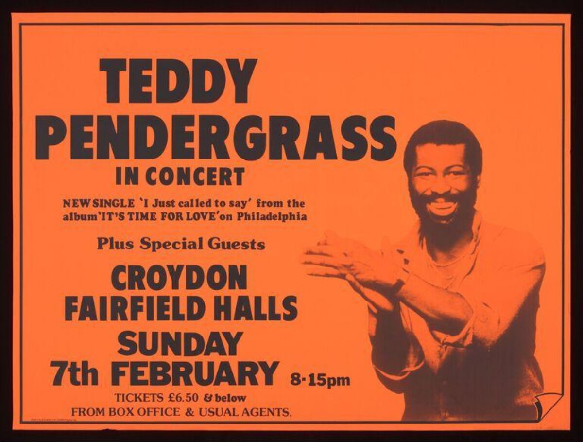 Teddy Pendergrass Concert Poster