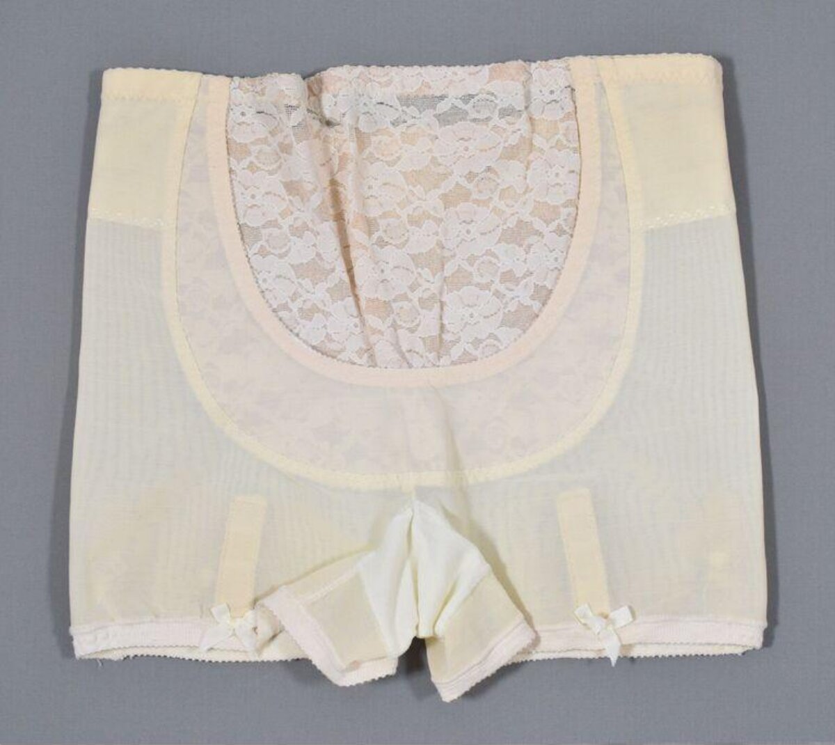 Beige Lace Shapewear Shorts