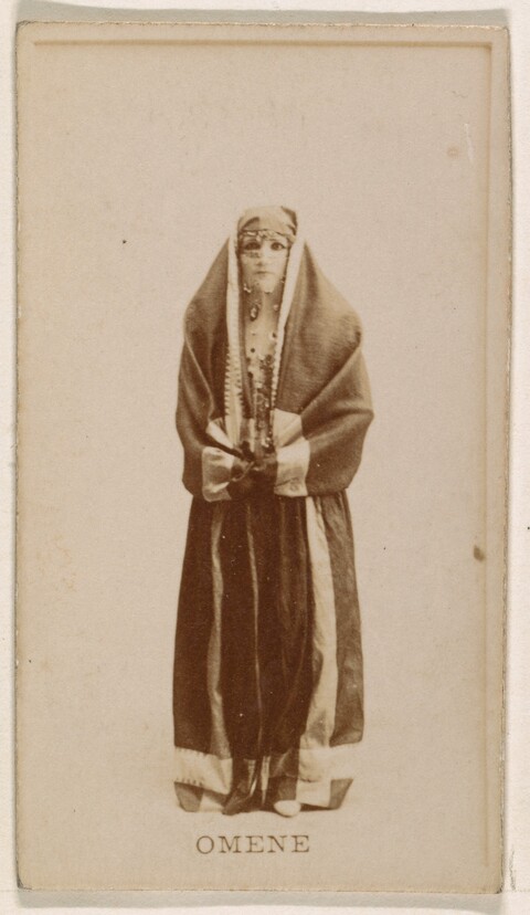 Vintage Portrait of Omene in Traditional Dress