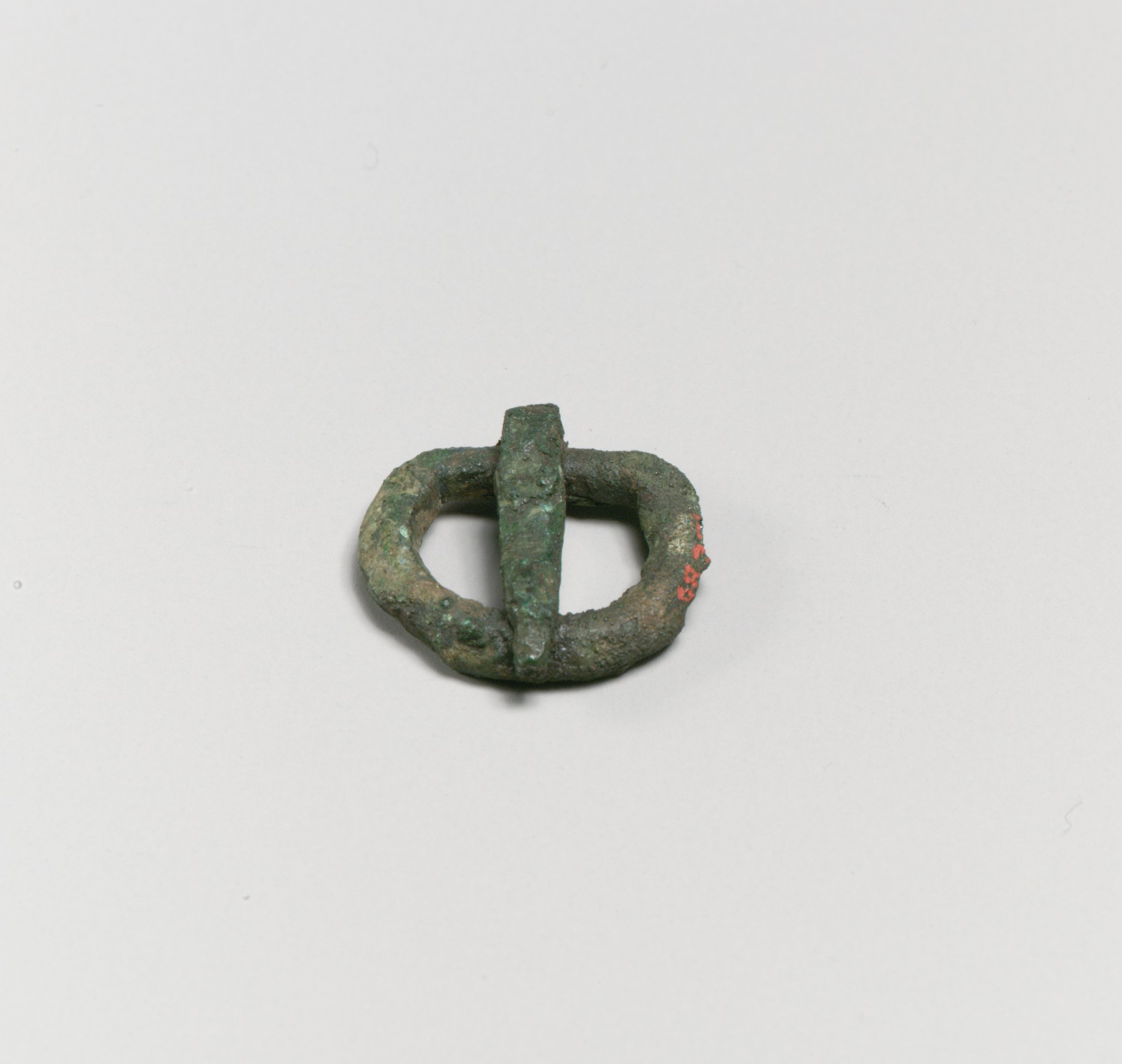 Ancient Bronze Buckle Artifact