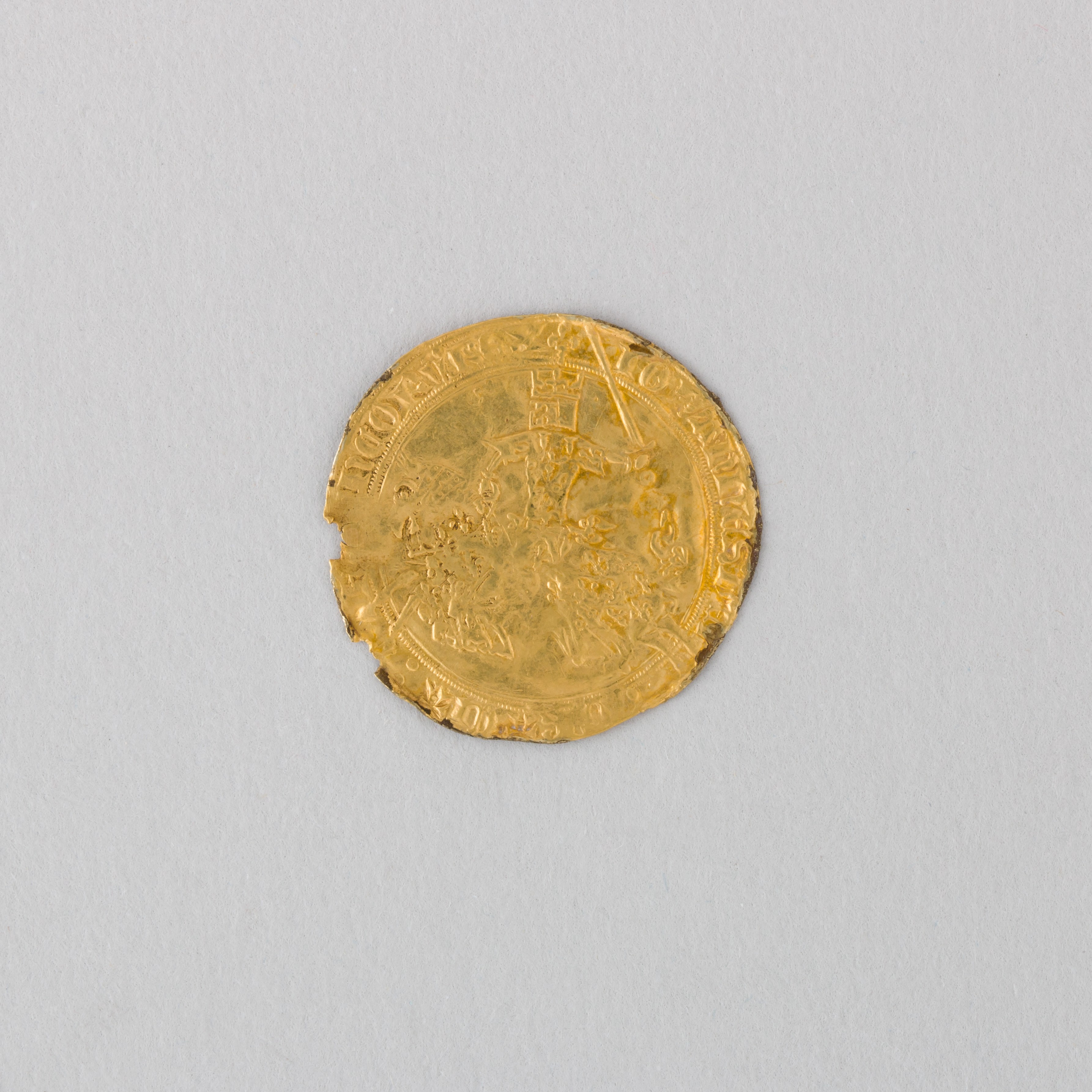 Worn Ancient Gold Coin