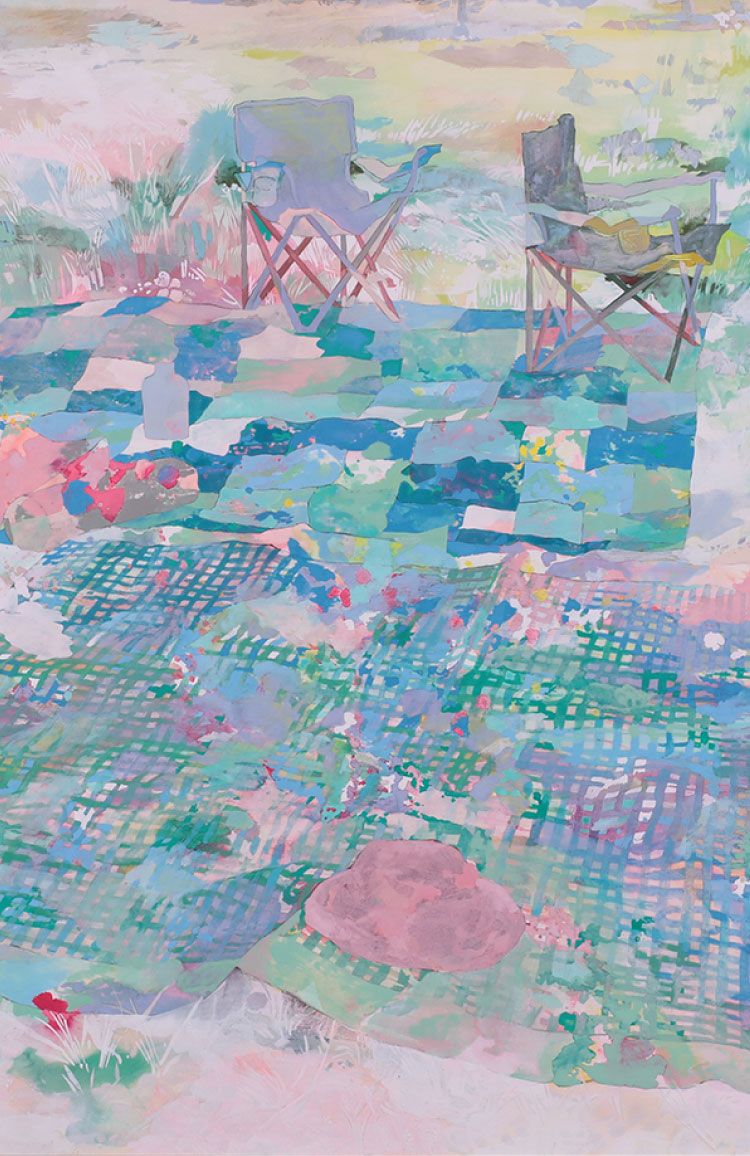 Outdoor Picnic Spot Painting