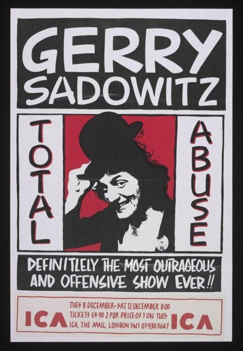 Gerry Sadowitz Total Abuse Show Poster