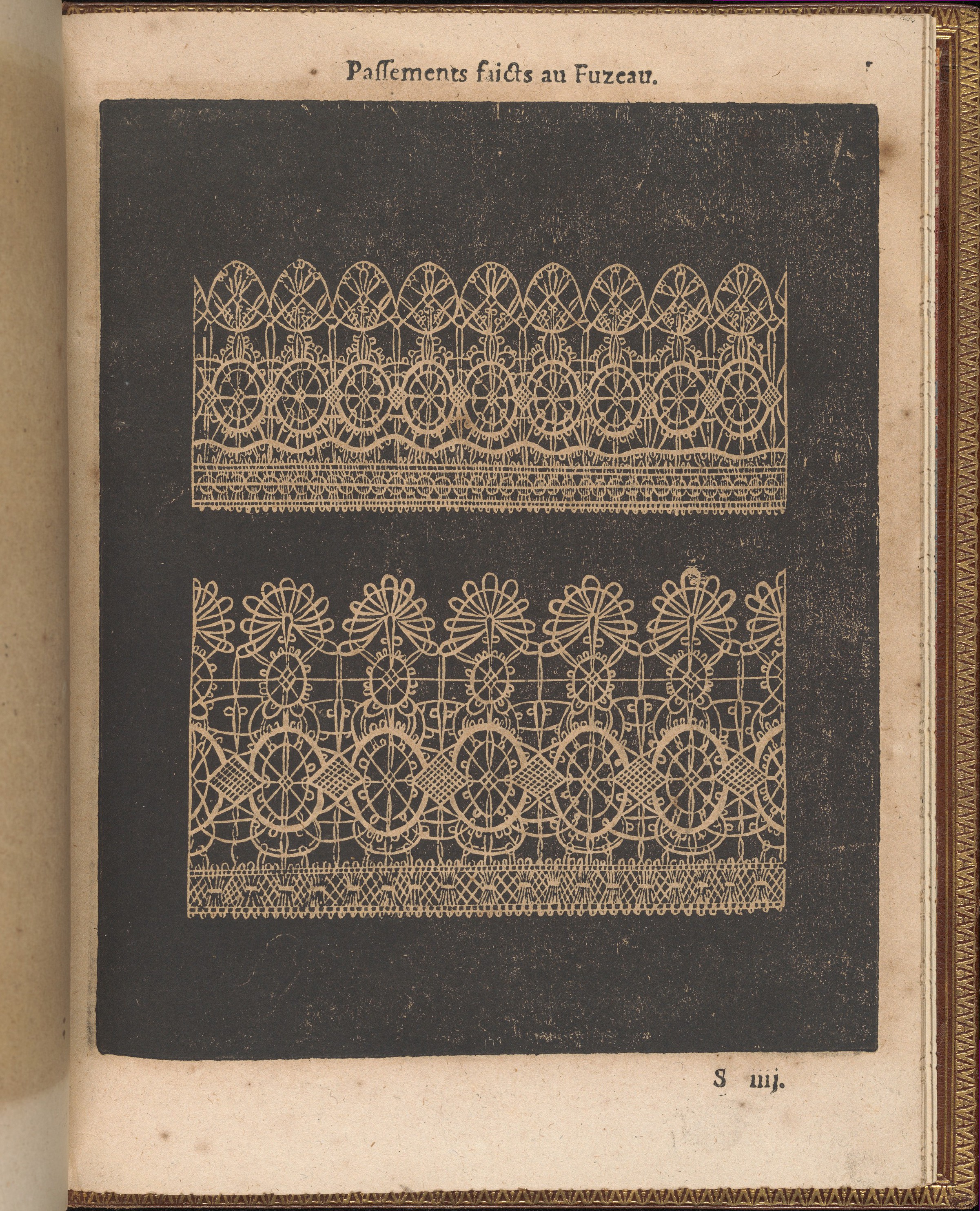 Vintage French Lace Pattern Page
