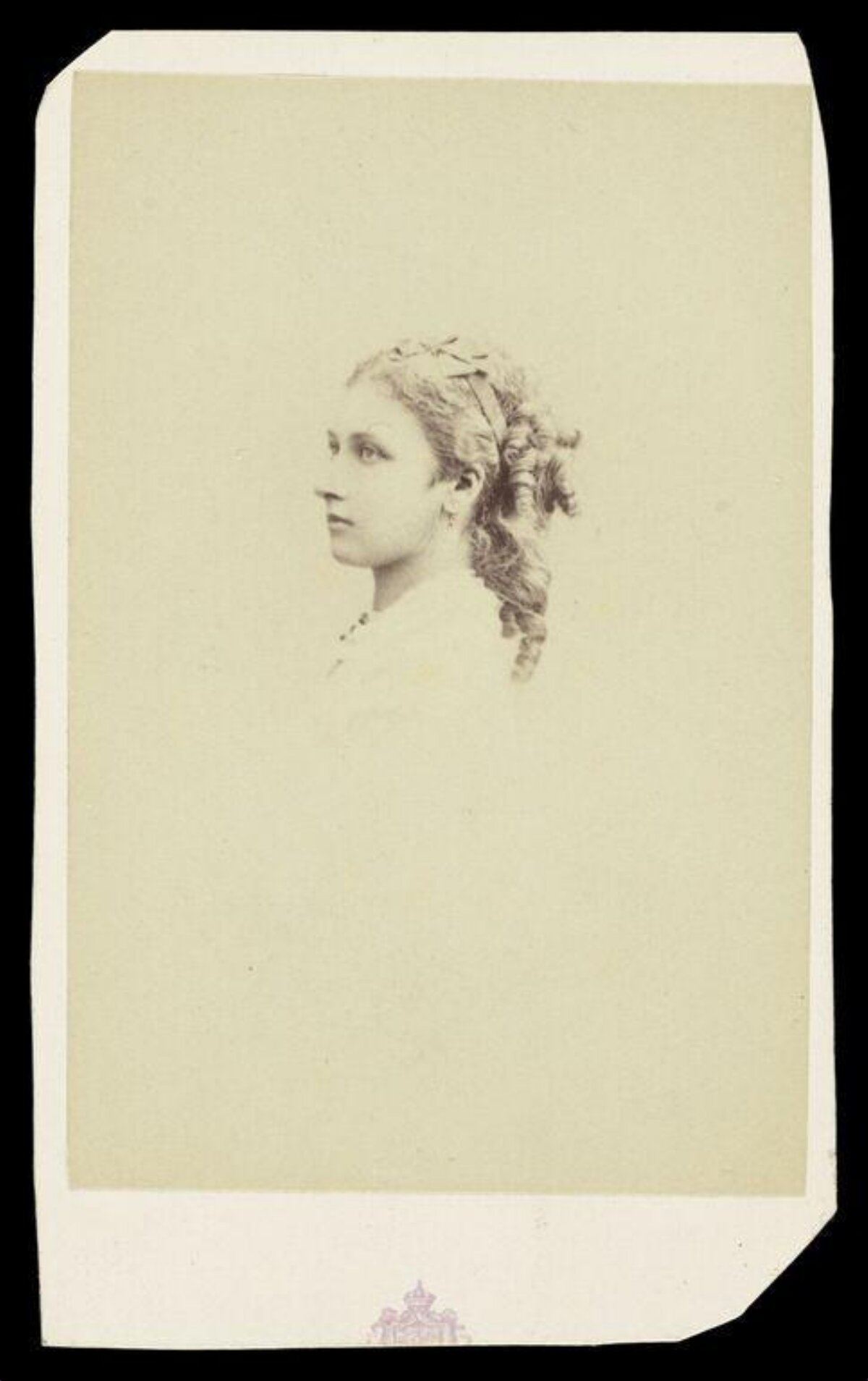 Profile Portrait of 19th Century Woman