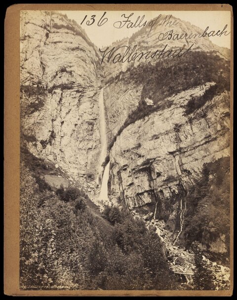Baerenbach Falls at Walenstadt