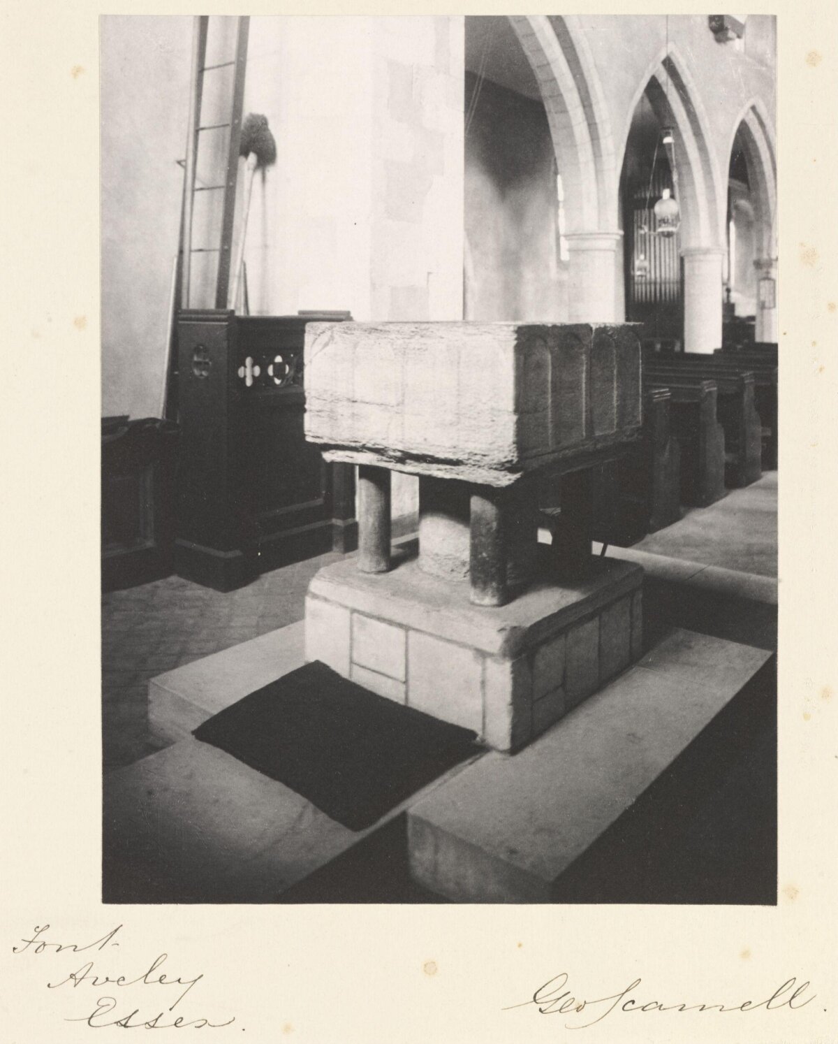 Baptismal Font at Aveley Essex