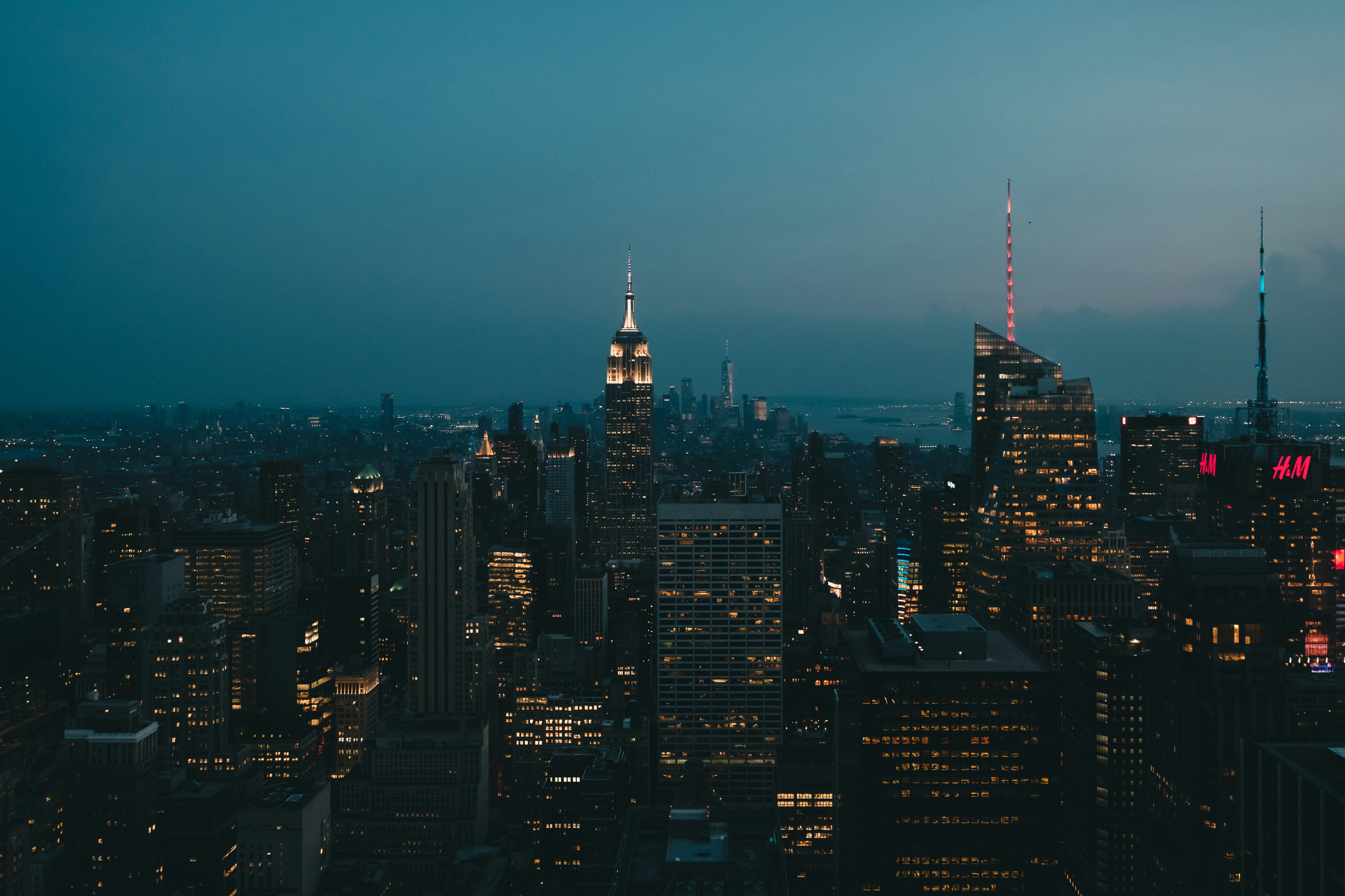 New York City Dusk Skyline