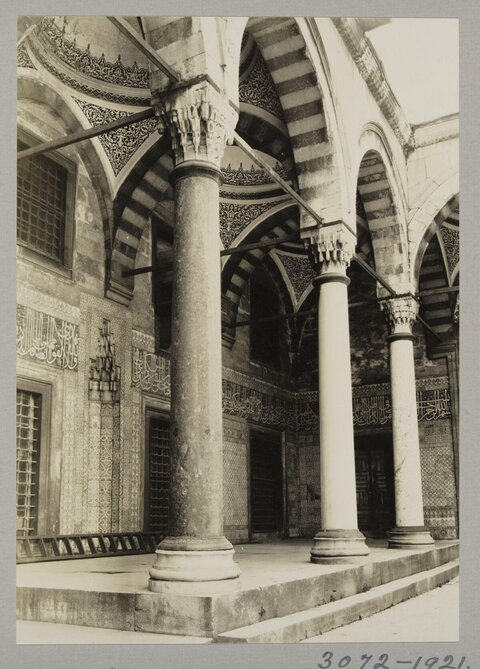 Vintage Islamic Mosque Colonnade