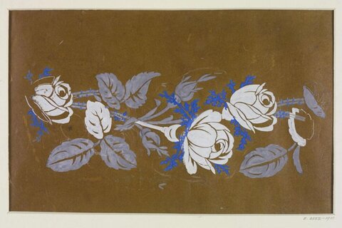 White Rose Garland Design
