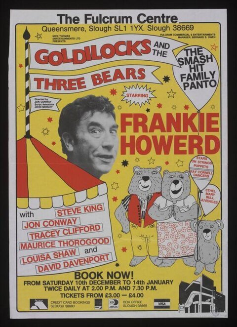 Goldilocks and the Three Bears Panto Poster