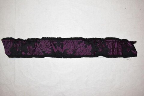 Purple Floral Fabric Strip