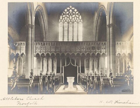 Attleboro Church Interior, Norfolk