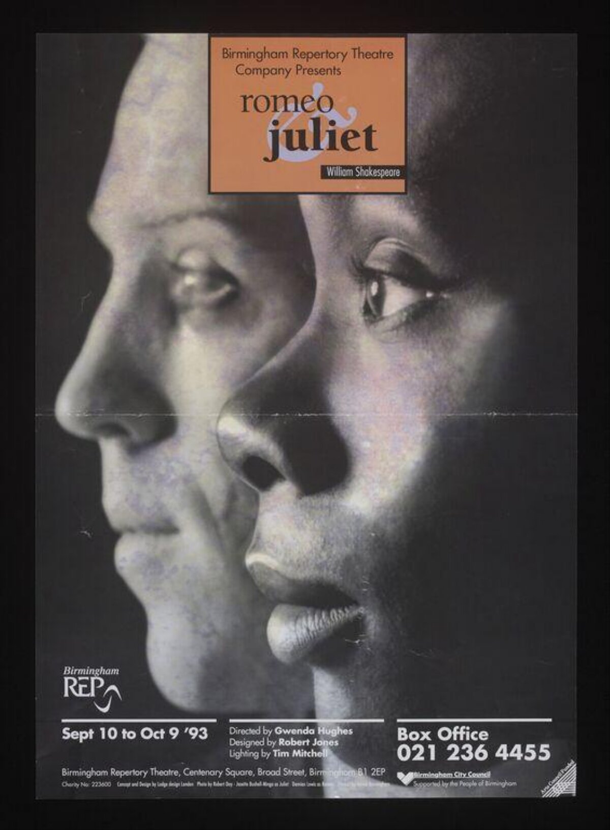 1993 Romeo and Juliet Theatre Poster