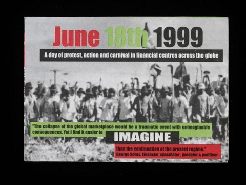 June 18 1999 Global Protest Flyer
