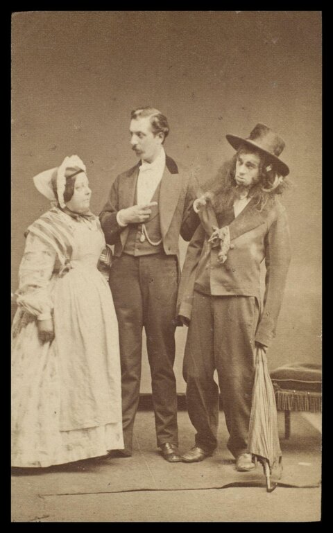 Victorian Stage Actors Group Portrait