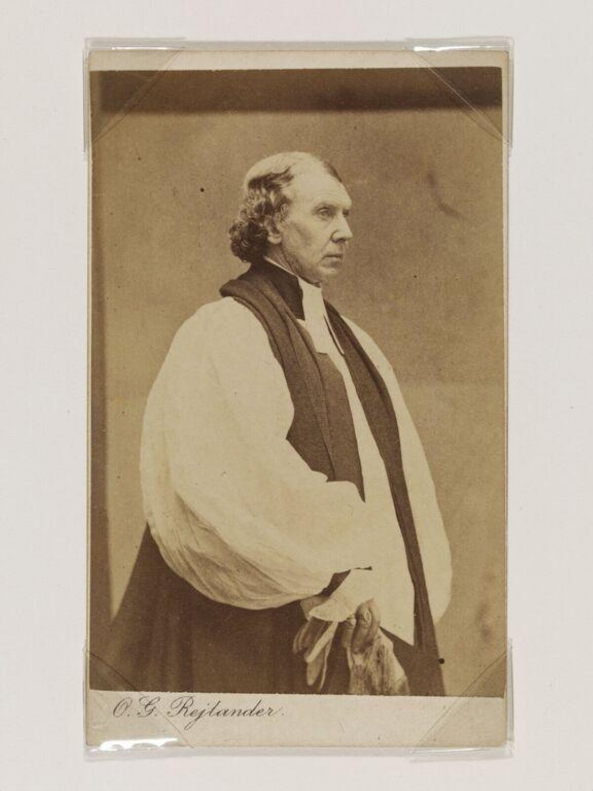 Vintage Portrait of a Victorian Clergyman