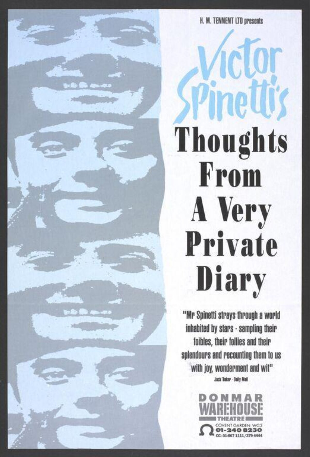 Victor Spinetti Theatre Show Poster