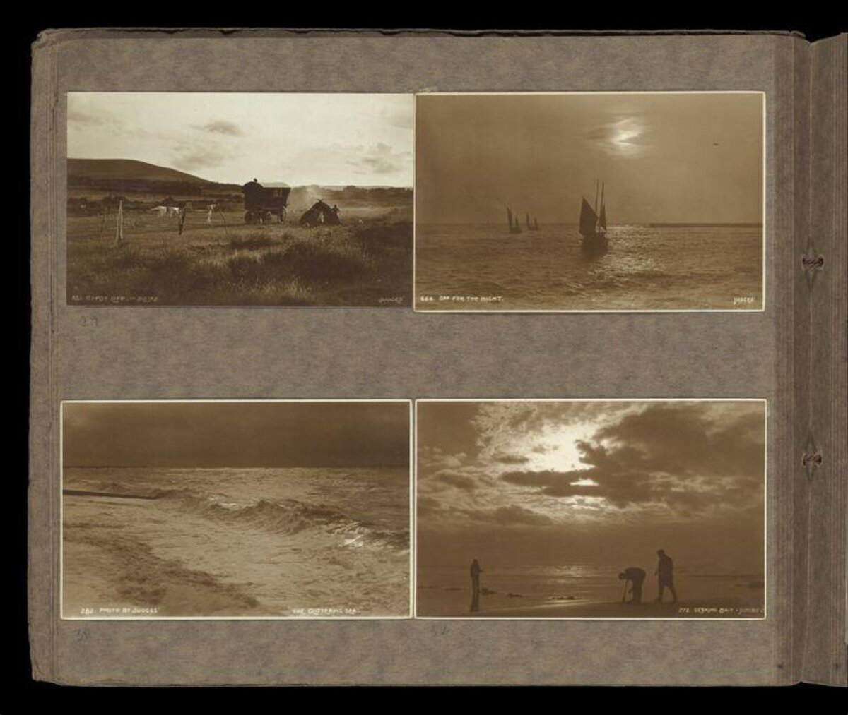 Vintage Coastal Scene Photo Album