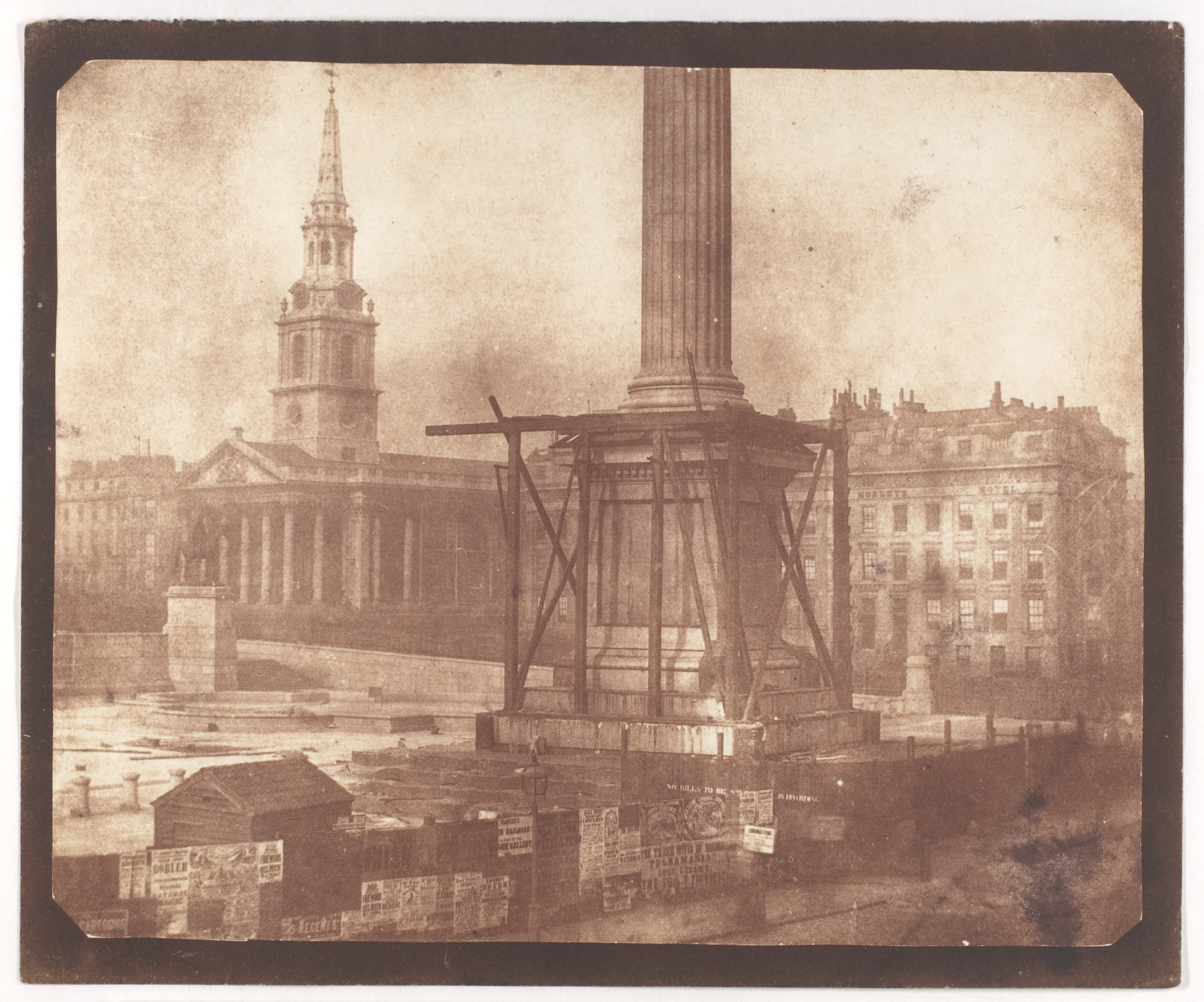 Nelson's Column Construction Site London