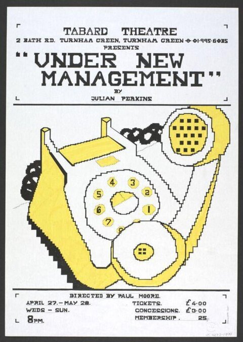 Under New Management Theatre Play Poster