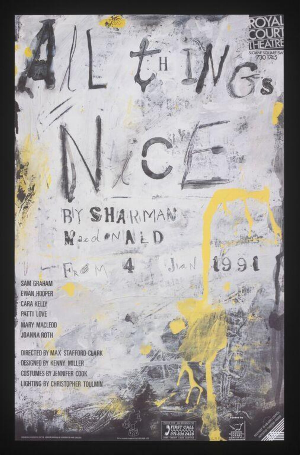 All Things Nice Theatre Play Poster