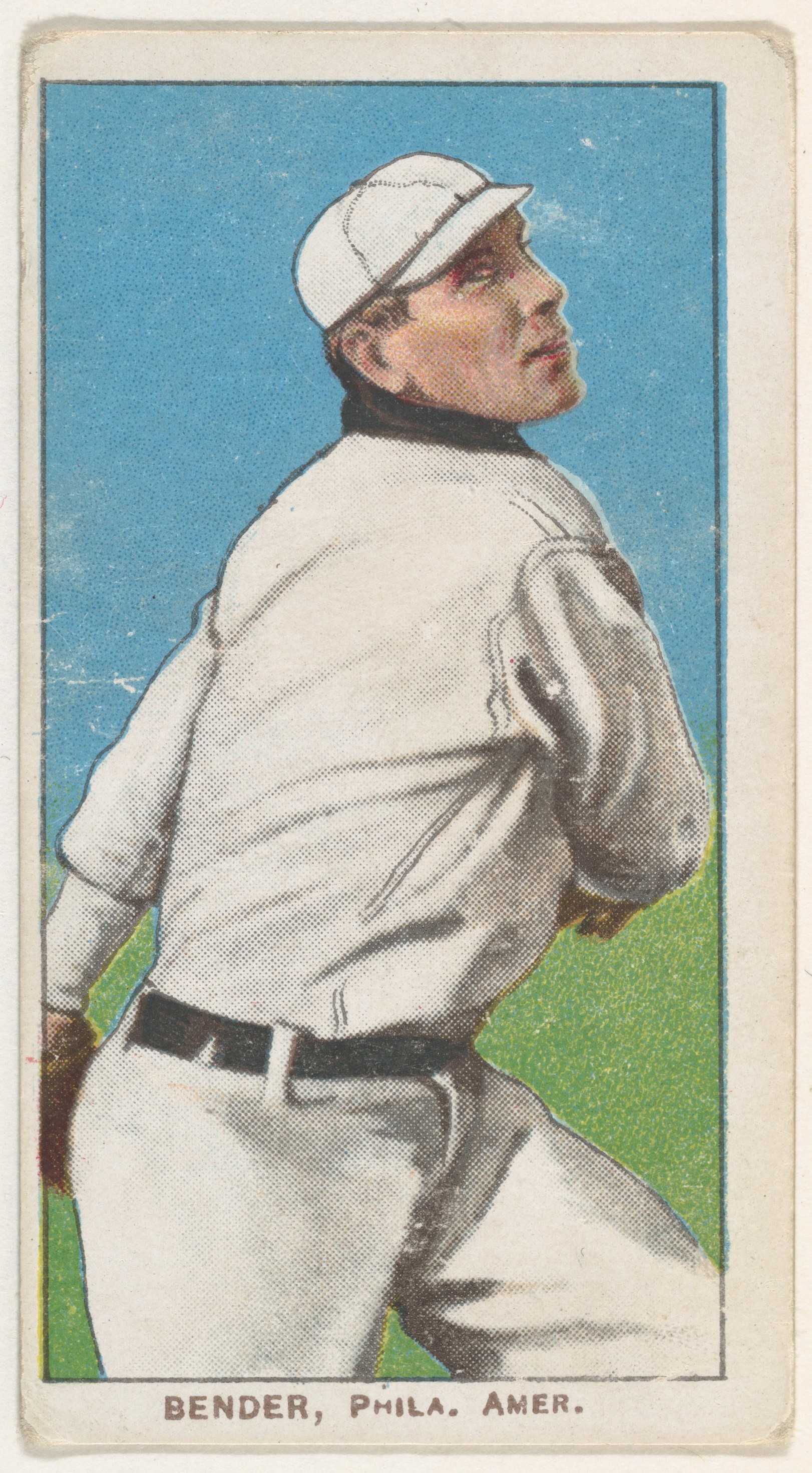 Vintage Bender Baseball Trading Card