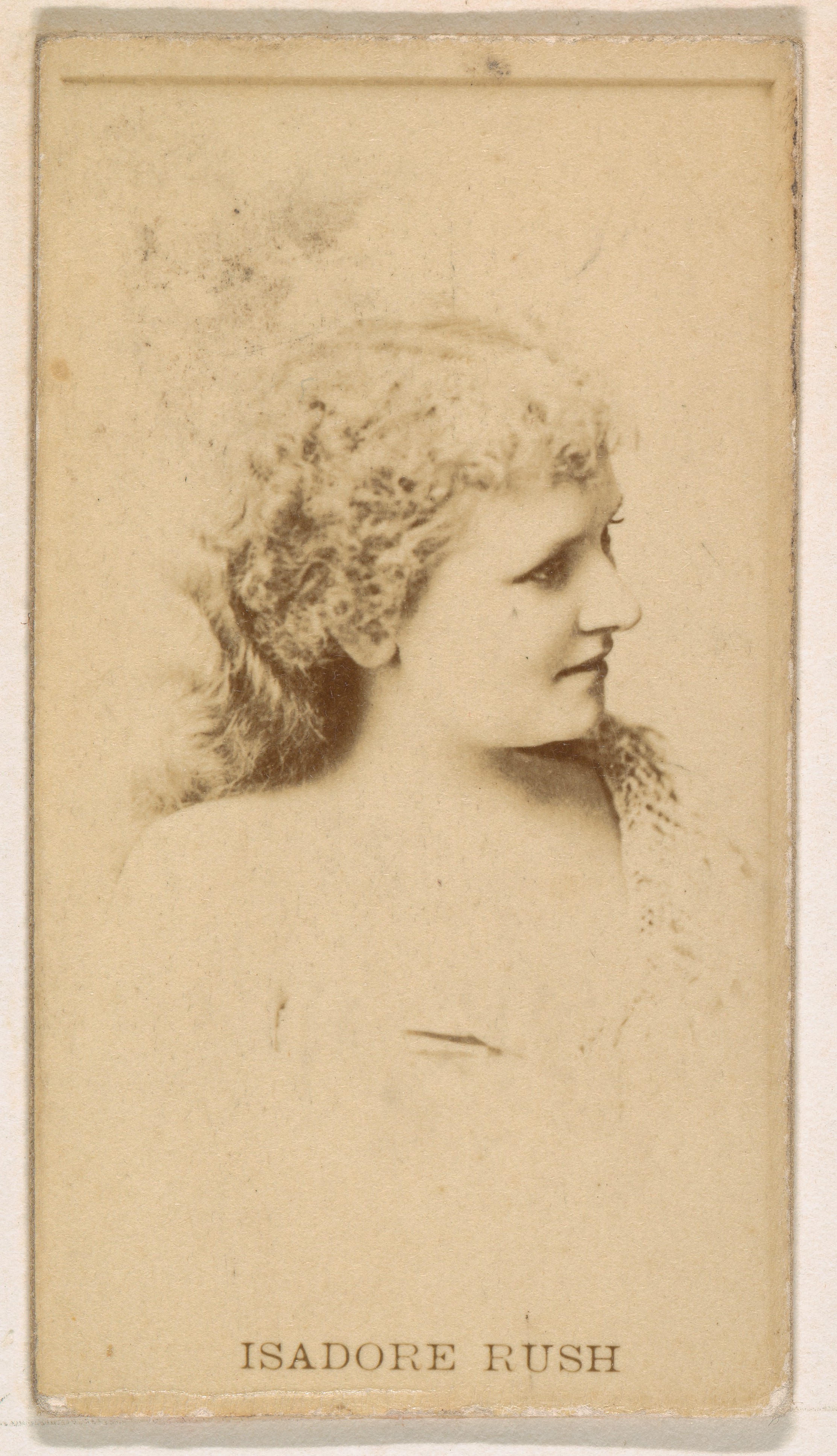 Vintage Portrait of Isadore Rush