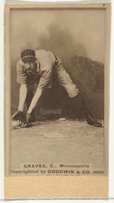 1888 Minneapolis Graves Baseball Card