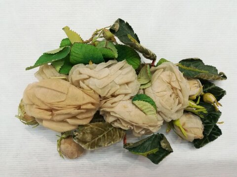 Bunch of Artificial Cream Roses