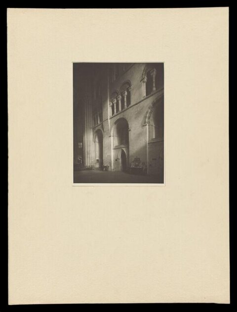 Vintage Church Interior Photograph