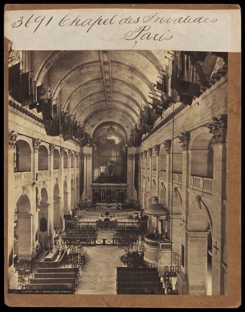 Interior of Chapel des Invalides Paris