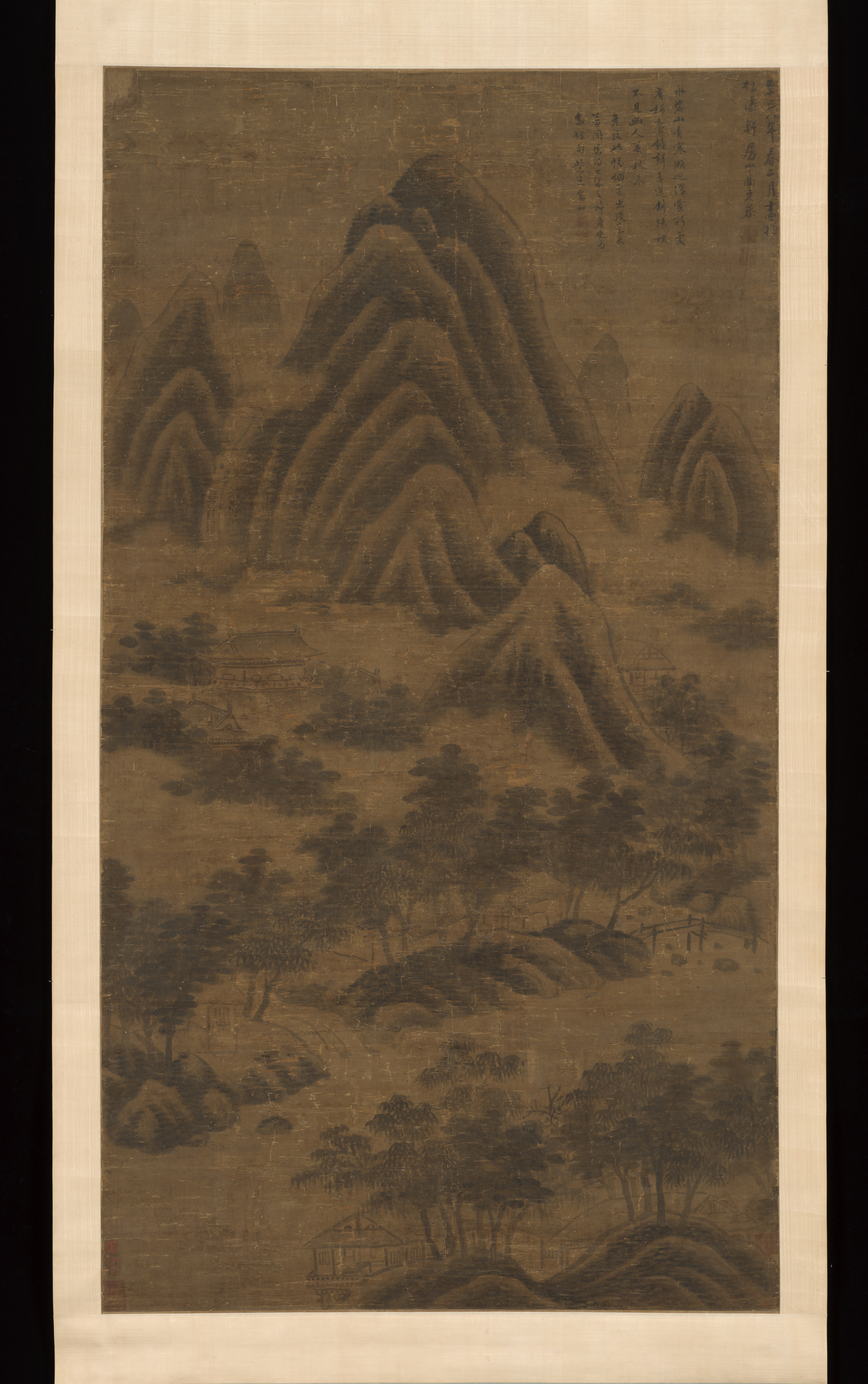 Ancient Chinese Ink Landscape Painting