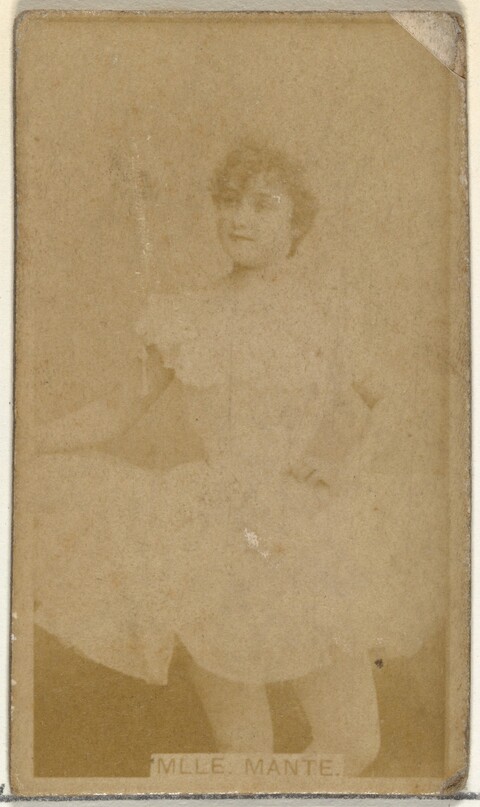 Vintage Portrait of Mlle. Mante