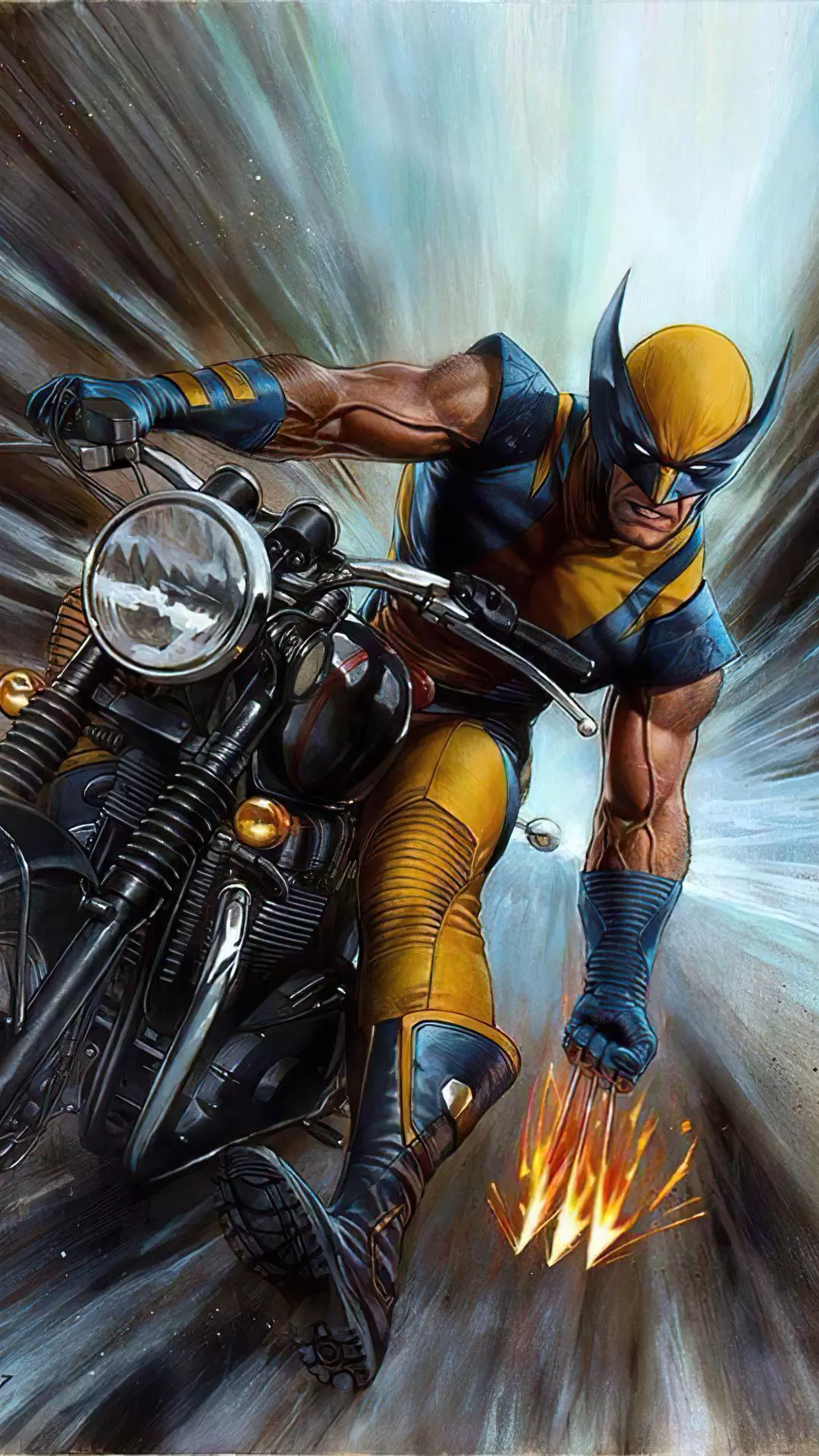 Wolverine Riding Motorcycle