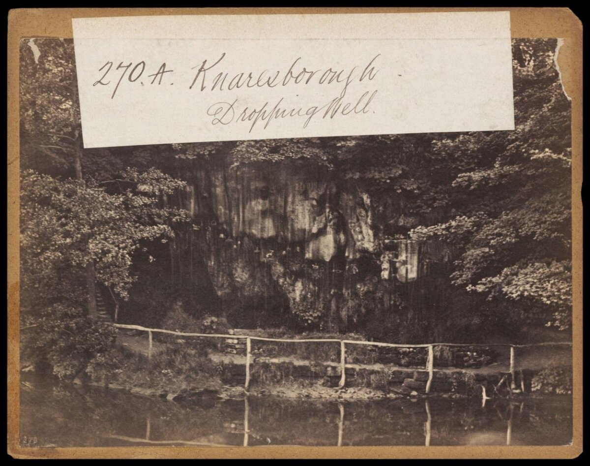 Vintage View of Knaresborough Dropping Well