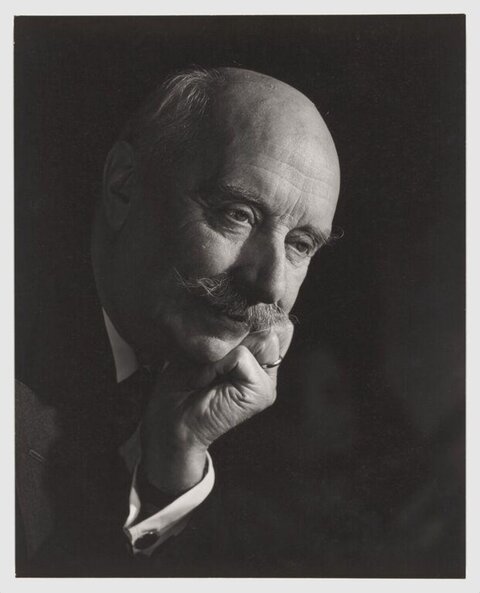 Black and White Portrait of Older Gentleman