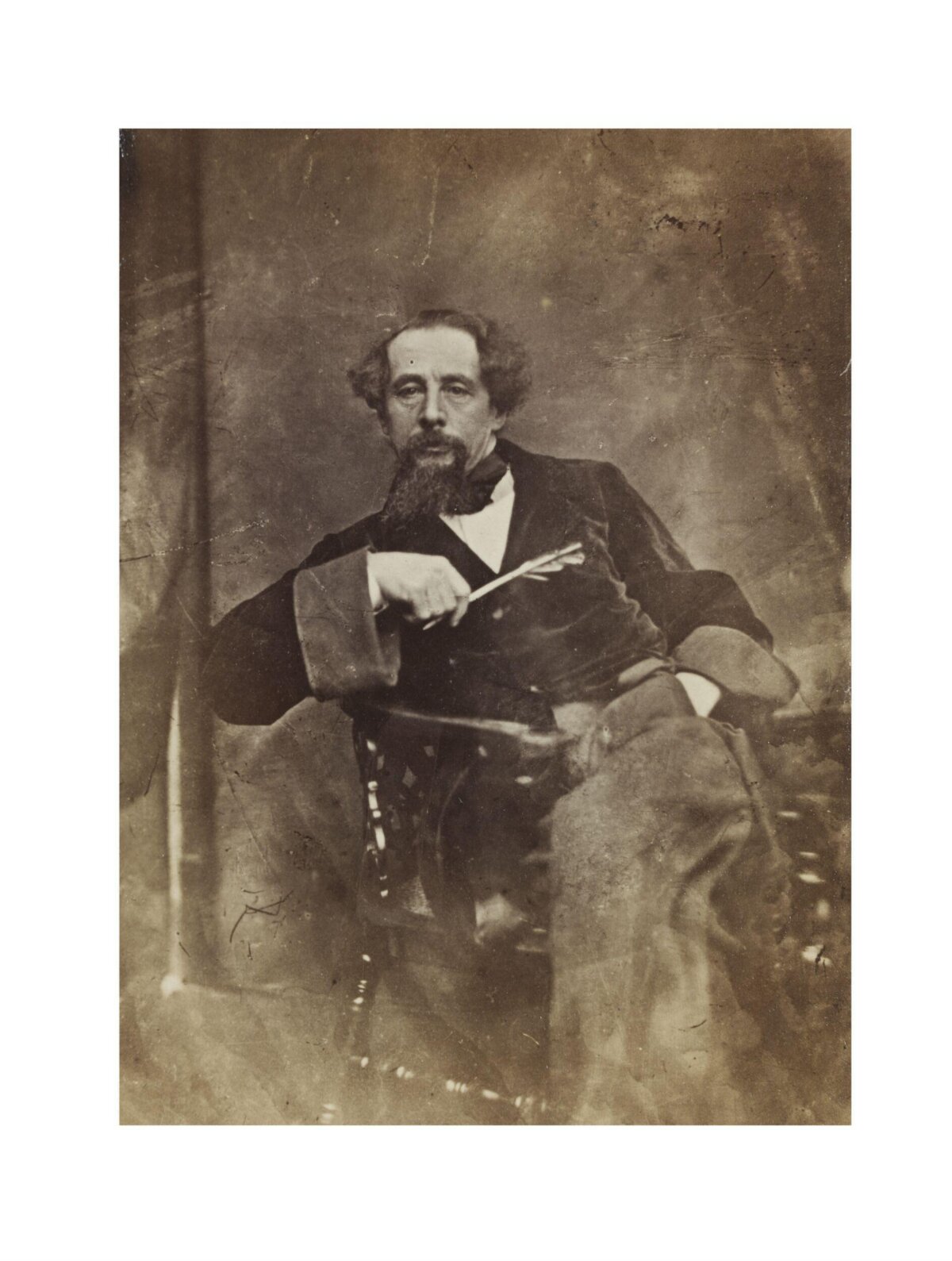 Charles Dickens Vintage Portrait
