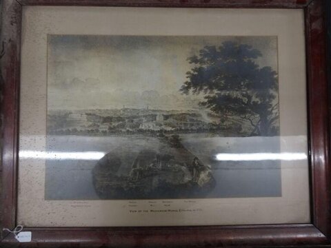 Framed View of Wedgwood Works Print
